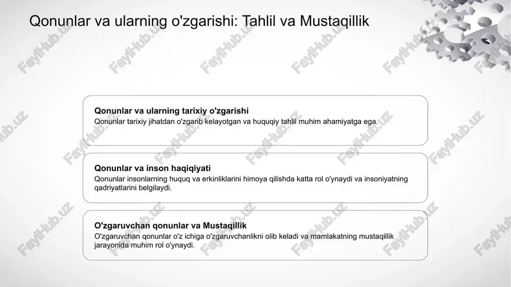 hlar haqida tafsilatli ma'lumotlar keltiriladi. bu qatorda, madaniy amaliyotlarning o'zgarishlari va ularning qadriyatlardagi o'zgarishlar o'rganiladi. photo by thought catalog on unsplash ijtimoiy o'zgarishlar va ularning eng so'nggi holati. 01 ijtimoiy normativlar o'zgarishi o'zbekistonda o'zgarayotgan ijtimoiy normativlar tahlil qilinadi, jamiyatda qabul qilingan yangi qonunlar va qoidalar haqida ma'lumot beriladi. 02 madaniy amaliyotlarning rivojlanishi o'zgartirilayotgan ijtimoiy muhitda madaniy amaliyotlarning yangilanishi, milliy marosimlar va adabiyotning o'zgarishi ko'rsatiladi. 03 jamoat rivojlanishining o'zgarishi o'zbekiston kontekstida jamoat rivojlanishining o'zgarayotgan dinamikasi, insonlar orasidagi aloqalar, ko'chmanlikning yangilanishi va jamoatni rivojlantirish jarayonlari tahlil qilinadi. aloqalar sohasidagi rivojlanishlar va o'zgaruvchilik. 1 aloqa sohasidagi o'zgarishlar aloqalar sohasidagi rivojlanishlar, kommunikatsiya shakllari va o'zgaruvchilikning o'zgarmaydigan roli o'zaro aloqalar ustida o'zgarmoqda. 2 kultura va tadbirlar sohasidagi o'zgarishlar kultura va tadbirlar sohasidagi rivojlanishlar, milliy adabiyotlarning o'zgarishi va yangi ijtimoiy tadbirlarning o'zgaruvchilik jarayoni. 3 jamoatchilik sohasidagi yangilanishlar jamoatchilik sohasidagi rivojlanishlar, inson huquqlari va jamiyatning yangi tashkilot shakllari bo'yicha o'zgarishlar va ularning o'zgaruvchilikning o'zgarmaydigan xususiyatlari. madaniyat amaliyotlarining …