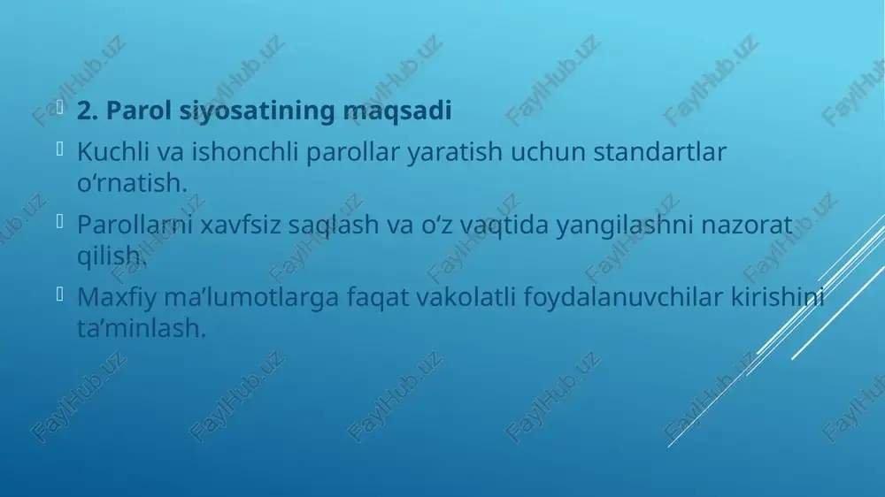 foydalanuvchi parollarni boshqarish vositalaridan foydalanishi - Page 3