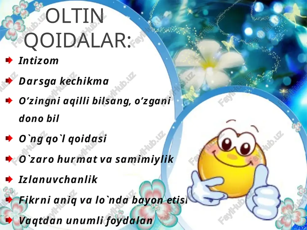kullari tarangligi va harakatini boshqaruvchi nerv markazi hisoblanadi. u o’zidan pastda joylashgan oraliq va o’rta miya funksiyalarini boshqaradi. targ’il tana oqimtir yadroni ishini boshqaradi. bosh miya yarim sharlari bosh miya o’ng va chap yarim sharlaridan iborat bo’lib, ular qadoqsimon tana yordamida bir-biri bilan tutashib turadi. qadoqsimon tana nerv tolalaridan tashkil topgan bo’lib, ular o’ng va chap yarim sharlar bilan bog’langan. bosh miya yarim sharlari po’stloq qavatining qalinligi 25-30mm bo’ladi. miya po’stlog’ida 14-16 mlrd atrofida nerv hujayralari joylashgan. agar miya po’tlog’ining pushta va egatlari yozib tekislansa, uning umumiy sathi 1468-1670 sm kvadrat. yangi mavzuni mustahkamlash. topshiriq: test savollari. mavzuni fanlar aro bog’lash. (ona tili va matematika) ona tili fani: masalan . “buyrak” buyrak – ot massasi 150g, juft organ – son siydik ajratadi - fe’l kesimi qoramtir va oqimtir- sifat. matematika: raqamlar tilga kirganda 2.5-3 mm; 14-16 mlyard, 7g, 1020-1970g, 150g, 3-3.5 sm uyga vazifa: mavzu oxiridagi savollarga javob yozish. vegitativ …