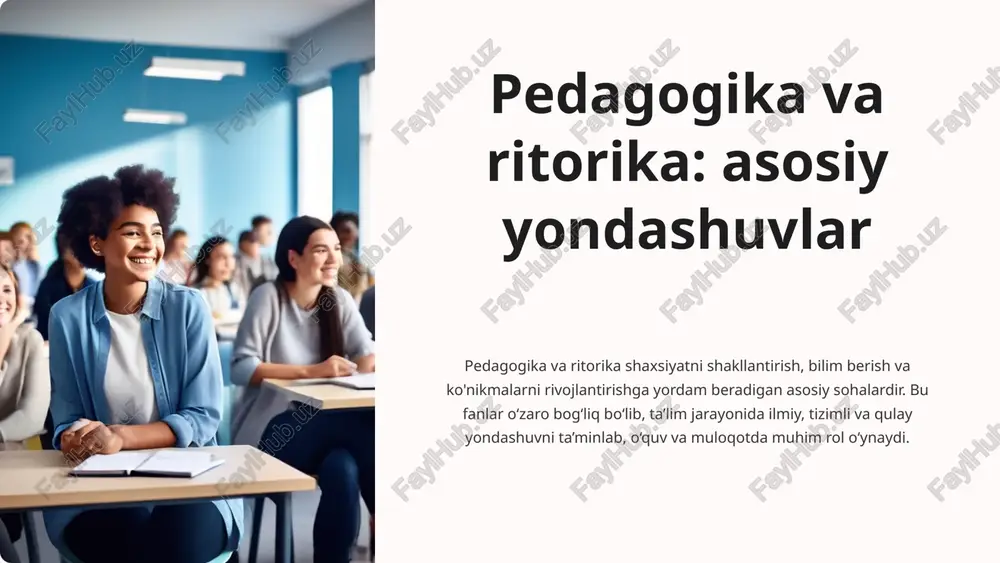 pedagogika, ritorika fanining maqsad va vazifalari - Page 3