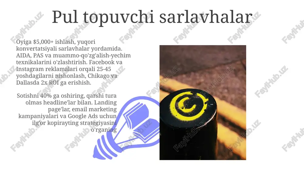 kopirayting roi'ini o'lchash - Page 3