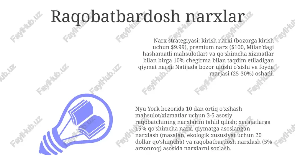 hitda daromad/bozor ulushini maksimal darajada oshirishga qaratilgan qisqa muddatli harakatlar. e'tiboringiz uchun rahmat @taqdimot_robot image1.jpeg image2.jpeg image3.jpeg