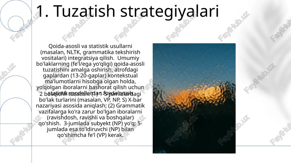 universiteti, berkley, 2018). bo'shliqlar mantiqiy oqimni buzadi, mazmunning bir butunligini qiyinlashtiradi; katta bo'shliqlarga ega matnlarni tushunishda o'quvchilarning 72 foizi qiyinchiliklarga duch kelganini (stenford tadqiqoti, 2022) ko'rsatdi. bu umumiy xabarni qabul qilishga ta'sir qiladi; asosiy fikrlarni eslab qolish 30% ga kamaydi (garvard universiteti tadqiqoti). e'tiboringiz uchun rahmat @taqdimot_robot image1.png image2.jpg image3.jpg image4.jpg image5.jpg image6.jpg image7.jpg image8.jpg