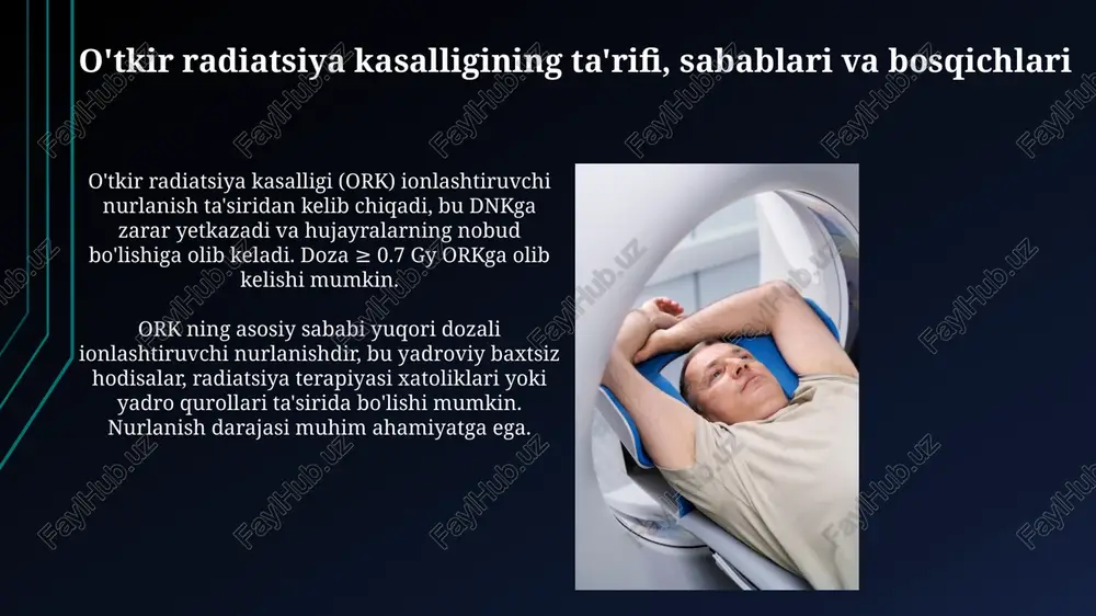 o'tkir radiatsiya kasalligining davolash - Page 3