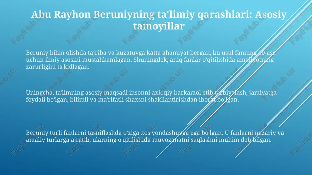 abu rayhon beruniyning ta'limiy qarashlari - Page 3