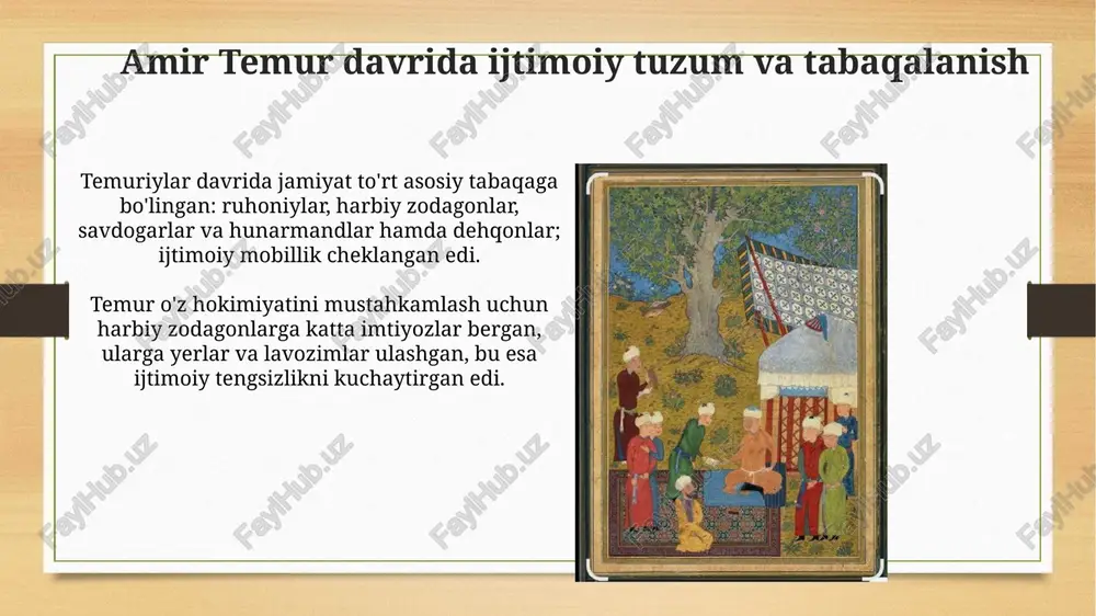 amir temur ichtimoiy iqtisodiy hayoti - Page 3