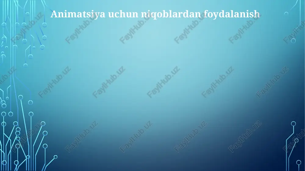 o prinsiplarini (masalan, panning, reverb, ekvalaizer) tushunishni talab qiladi. soundbible, freesound yoki epidemic sound kabi veb-saytlardan royaltsiz ovoz effektlaridan foydalanishni o'ylab ko'ring photoshopda animatsiya kadrma-kadr texnika yoki qatlam uslublari (masalan, o'tish uchun qatlam niqoblari) yordamida yaratishni o'z ichiga oladi qo'g'irchoq buzuvchi asbob photoshopning puppet warp vositasi, uning kuchli qatlam boshqaruv tizimi yordamida ish jarayonini soddalashtiradi. bir nechta qatlamni mustaqil ravishda animatsiya qilish orqali murakkab sahnalar (masalan, parij koʻchasi manzarasida harakatlanuvchi oyoq-qoʻllari va kiyimlari boʻlgan personaj) diqqat bilan animatsiya qilinishi mumkin photoshop'ning puppet warp vositasidan animatsiya ilovalarini yaratish uning qatlam, niqob va vaqt jadvali xususiyatlarini bilishni talab qiladi. dasturchilar vazifalarni avtomatlashtirish uchun photoshopning skriptlash imkoniyatlarini (javascript, extendscript) integratsiya qiladilar, ilovalardagi silliq animatsiya jarayonlari uchun maxsus foydalanuvchi interfeysini (ui) yaratadilar adobe photoshopdagi puppet warp vositasi mesh deformatsiyasi orqali aniq animatsiya nazoratini taqdim etadi. harakatlanishni loyqalash effektlari photoshopda animatsiya yaratish uchun har biri bitta kadrni ifodalovchi bir nechta qatlamli psd fayllar yaratish kerak …