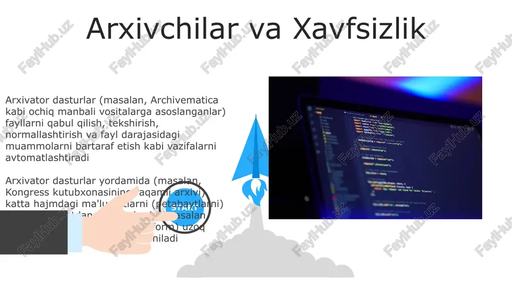 larga 30 dan ortiq maxsus ko'rsatkichlarni taqdim etadigan shaxsiy boshqaruv paneli va 20 dan ortiq mavjud tadqiqot boshqaruv platformalari bilan integratsiya uchun api kirish imkoniyatini o'z ichiga oladi siqish algoritmlari fayl hajmini kichraytirish algoritmlari (masalan, lempel-ziv (lz77, lz78), huffman kodirovkasi va burrows-wheeler transformasiyasi (bwt)) ortiqcha ma'lumotlarni yo'q qilish orqali fayl hajmini kamaytiradi (.zip, .gz, ma'lumotlarni yo'qotilmasdan siqish (lzma, ppm) barcha ma'lumotlarni saqlaydi; yo'qotishli siqish (jpeg, mp3) esa yuqori siqish nisbati uchun ba'zi ma'lumotlarni tashlaydi. amalga oshirish tafsilotlari (lz77 da lug'at hajmi, xaffman daraxt tuzilishi) siqish samaradorligiga sezilarli ta'sir ko'rsatadi yo'qotishsiz va yo'qotishli siqish yo'qotishli siqish (masalan, jpeg, mp3) fayl hajmini kamaytirish uchun ma'lumotlarning bir qismini tashlaydi; tasvirlar/audioda kichik sifat yo'qotilishiga yo'l qo'yilishi mumkin bo'lgan hollarda qabul qilinadi; multimedia dasturlarida keng qo'llaniladi (masalan, flickr'da millionlab rasmlar, spotify'da milliardlab qo'shiqlar) yo'qotishsiz siqish (masalan, png, flac) asl ma'lumotlarning 100% ni saqlaydi; fayl hajmi kattaroq; arxiv maqsadlari uchun, masalan, arxivdagi ilmiy ma'lumotlar (fizika maqolalari, …