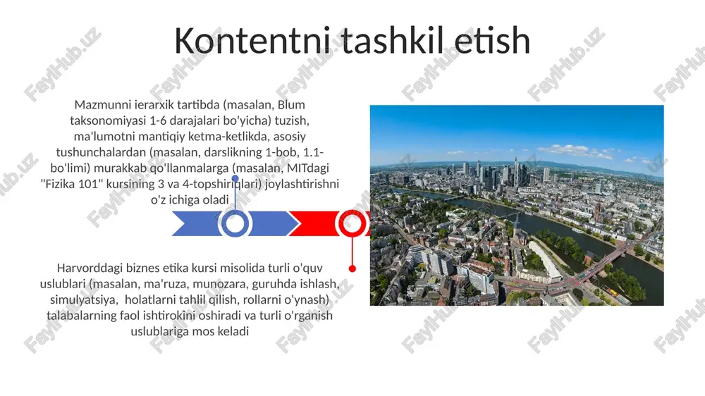 aniqlash samarali ta'lim o'quvchilarga turli usullar (rubriklar, o'quv maqsadlari, namunaviy ishlar) orqali aniq bayon etilgan o'rganish natijalari va baholash mezonlarini yetkazishni talab qiladi amaliyotga nazar darsni tashkil qilish mantiqiy (xronologik, tematik, taqqoslash) tuzilmani talab qiladi. blum taksonomiyasi (bilim, tushunish, qo‘llash, tahlil, sintez, baholash) o‘lchanuvchi natijalarga ega o‘quv maqsadlarini yaratishga yordam beradi o'quv dizayn modellari (addie, sam va boshqalar) 5-6 bosqichdan iborat: tahlil, loyihalash, ishlab chiqish, tatbiq etish, baholash (va ba'zan qayta ko'rib chiqish) turli o'quvchilar bilan ishlash nyu york shahar maktablarida turli ijtimoiy-iqtisodiy sharoitdagi o'quvchilarning (30%) 30 foizini qamrab oluvchi differensial ta'lim turli o'quv materiallari (masalan, ko'rgazmali qurollar, audio yozuvlar, qo'llanmalar) dan foydalanib, turli o'rganish uslublariga (vizual, auditor, kinestetik) moslashtiriladi. chikagodagi 15 na adhdli o'quvchilar uchun universal dizayn (udl) tamoyillari (ko'p usulda taqdim etish, amalga oshirish va ifodalash, jalb qilish) asosida tuzilgan darslar iep/504 rejalariga moslashtirilib, baholarni 15% ga yaxshilandi. o'quv mashg'ulotlarini yaratish o'quv faoliyatini amalga oshirish sinchikli rejalashtirish va …
