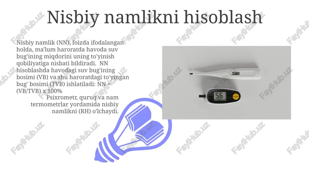 nisbiy namlikni hisoblash - Page 3