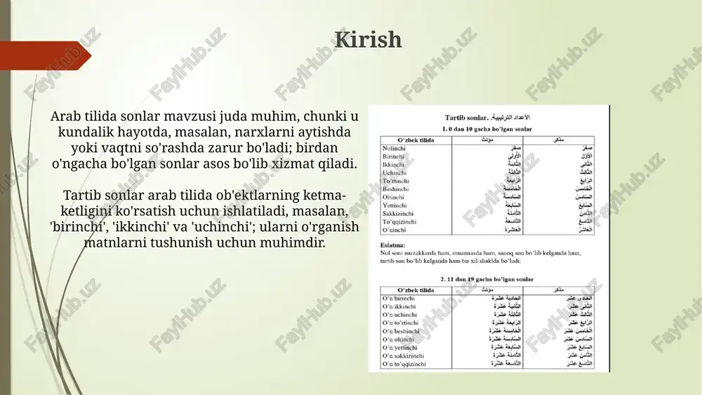 arabtilida sanoq va tartib sonlar - Page 3