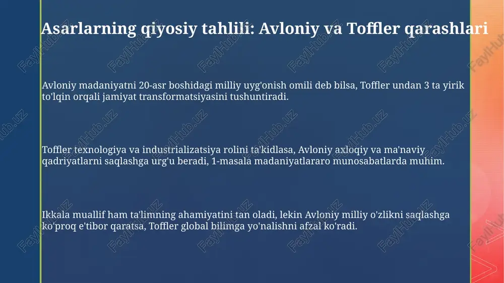 "madaniyatto'lqinlari"maqolasivae.tofflerning"uchinchito'lgin"asari - Page 3