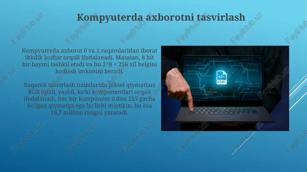 kompyuterda axborotni tasvirlash - Page 3