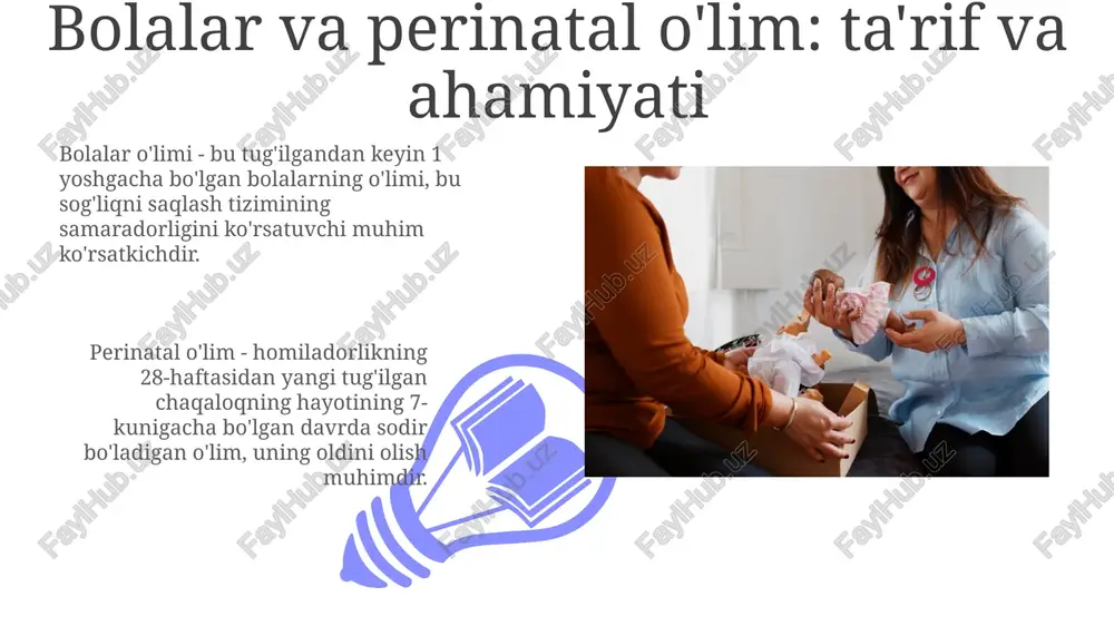 bolalar va perinatal o'lim - Page 3