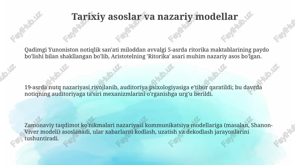 tarixiy asoslar va nazariy modellar - Page 3