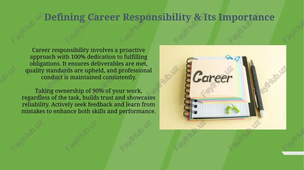 career responsibility presentation - Page 3