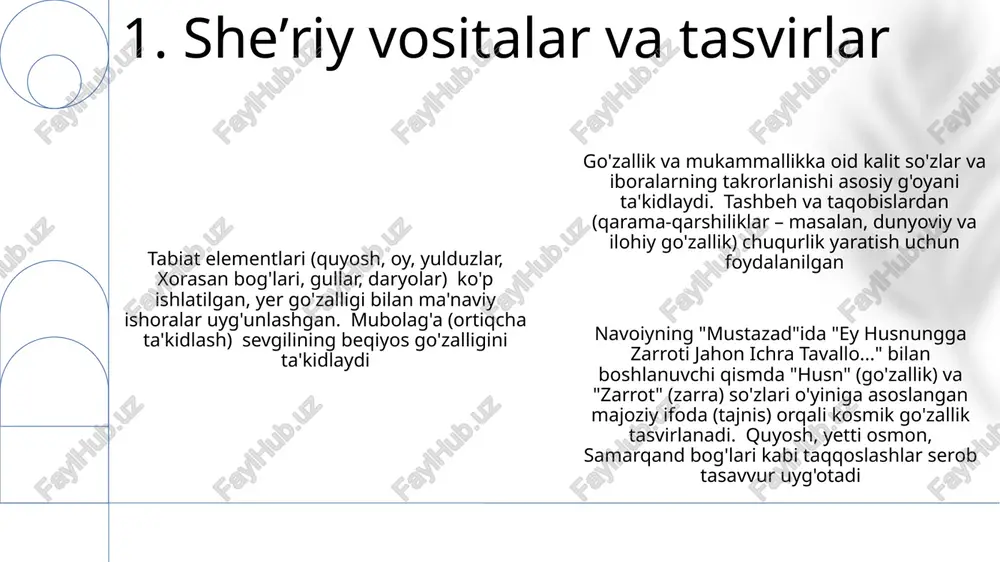 "ey husnungga zarroti jahon ichra tavallo.." mustazodini tahlili - Page 3
