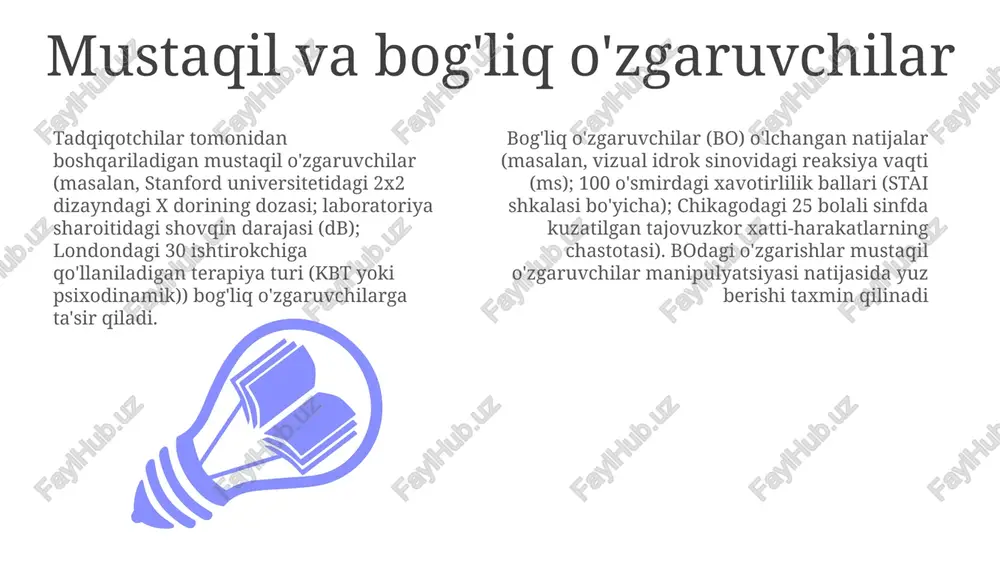 adi. kuzatuv tadqiqotlari turlari 12 nafar kaliforniya universiteti, berklidagi talaba (18-22 yosh) orasida 3 oy davomida kuzatish orqali etnografik tadqiqot o'tkazildi. ijtimoiy munosabatlar maydon daftari (har bir talaba uchun 20 bet)da qayd etilib, tezligi va davomiyligi tahlil qilindi. 15 ta chaqaloq-ona juftligining (6-18 oy) standartlashtirilgan laboratoriya sharoitida kodlangan xulq-atvor baholash (masalan, ainsvortning g'alati vaziyati) orqali birikma turlarini (ishonchli, xavotirli-qochuvchi, xavotirli-qarshilik ko'rsatuvchi) aniqlash, 8 ta oldindan belgilangan xulq-atvor ko'rsatkichlari asosida 30 daqiqalik sessiyalarni tahlil qilish. maymunlarning (shimpanzelar) tabiiy muhitdagi xulq-atvorini kuzatish (masalan, tanzaniyadagi gombe milliy bog‘i), 20 dan ortiq ijtimoiy o‘zaro ta’sirlarni tahlil qilish, 5 yosh guruhida tajovuzkorlik (soatiga tishlamoq) va parvarish (kunda daqiqa) miqdorini aniqlash. psixologik tadqiqotlardagi axloqiy jihatlar aqsh va buyuk britaniyadagi axloqiy komissiyalar (irb) xabardor rozilik (masalan, 1979 yilgi belmont hisoboti), maxfiylik (hipaa, gdpr), aldashni minimallashtirish va turli xil populyatsiyalar (masalan, yosh, millat)da foyda/xavf nisbatini maksimal darajada oshirishni kuzatadi kuzatuv tadqiqoti reaktivlik (xotornton effekti), kuzatuvchining subyektivligi (ko'r qilish …