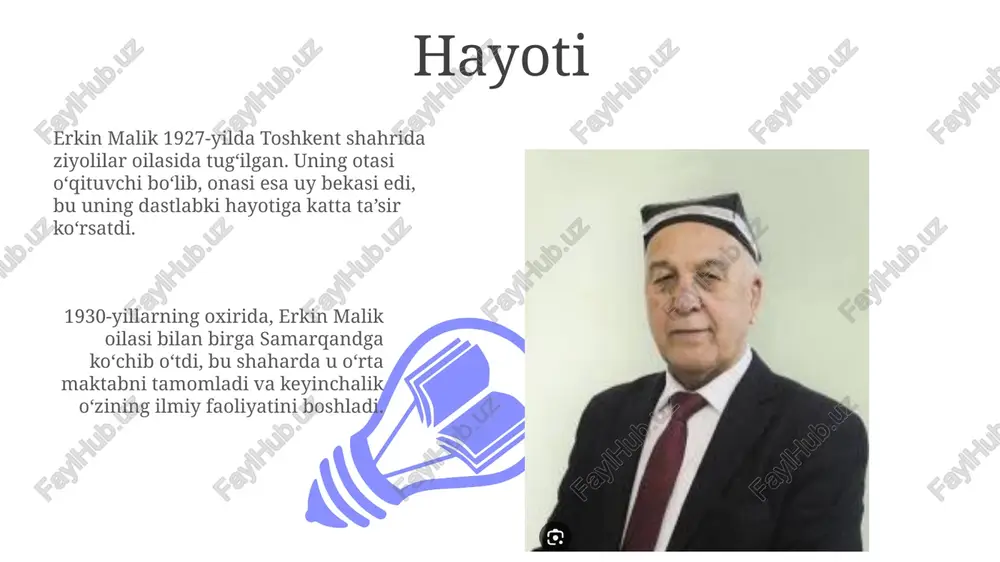 erkin malikning hayoti va ijodi - Page 3