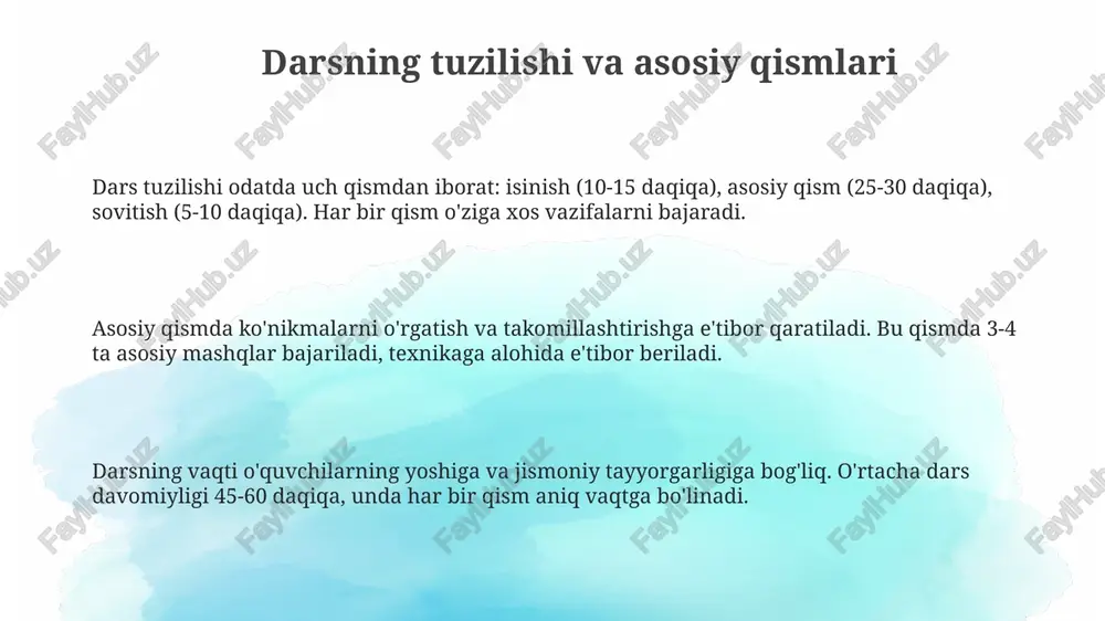 gimnastika darslarini tashkil qilish va utkazish - Page 3
