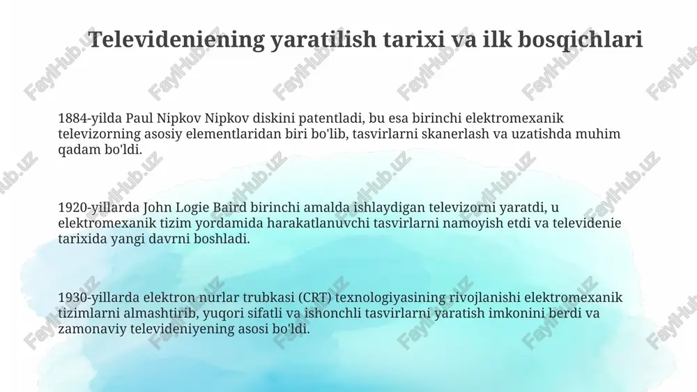 evizorlarning kelajagi: texnologiyalar, dizayn va ekologik ta'sir kelajakda televizorlar 8k va undan yuqori piksellar soniga ega bo'lishi mumkin, bu esa tasvir sifatini sezilarli darajada oshiradi va virtual reallik tajribasiga yaqinlashtiradi. dizayn nuqtai nazaridan, kelajak televizorlari shaffof ekranlar yoki devorga integratsiya qilingan moslashuvchan displeylarga ega bo'lishi mumkin, bu esa estetikani yaxshilaydi. ekologik ta'sirni kamaytirish uchun televizor ishlab chiqaruvchilari qayta ishlanadigan materiallardan foydalanishni ko'paytiradi va energiya samaradorligini 30% ga oshirishga harakat qilishadi. e'tiboringiz uchun rahmat image1.png