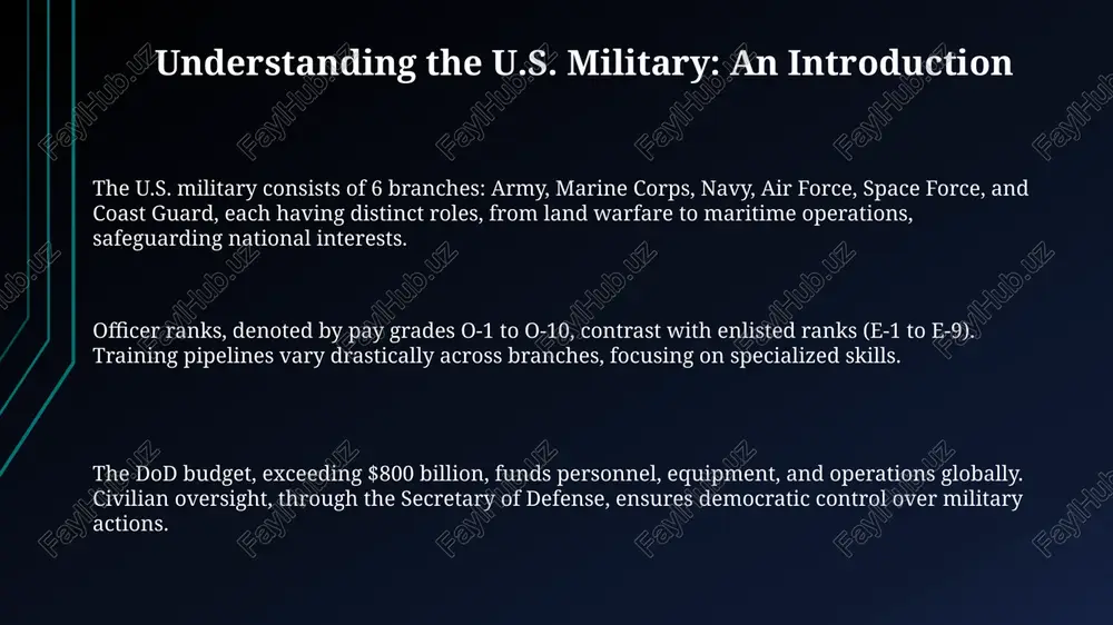 of engagement (roe) provide ethical guidelines for using force, balancing mission objectives with minimizing civilian casualties, impacting strategic decisions to uphold international humanitarian law and protect non-combatants. enlistment, service, and veteran affairs enlistment contracts often range from 4 to 8 years of active duty, influencing future career prospects and educational opportunities through programs like the post-9/11 gi bill for veterans. the department of veterans affairs provides a wide array of services, including healthcare, disability compensation, and home loan guarantees, supporting over 19 million veterans across the united states. service members are eligible for reenlistment bonuses, special pay for hazardous duties, and various allowances based on their rank, years of service, and assigned location throughout their contract. thank you for your attention