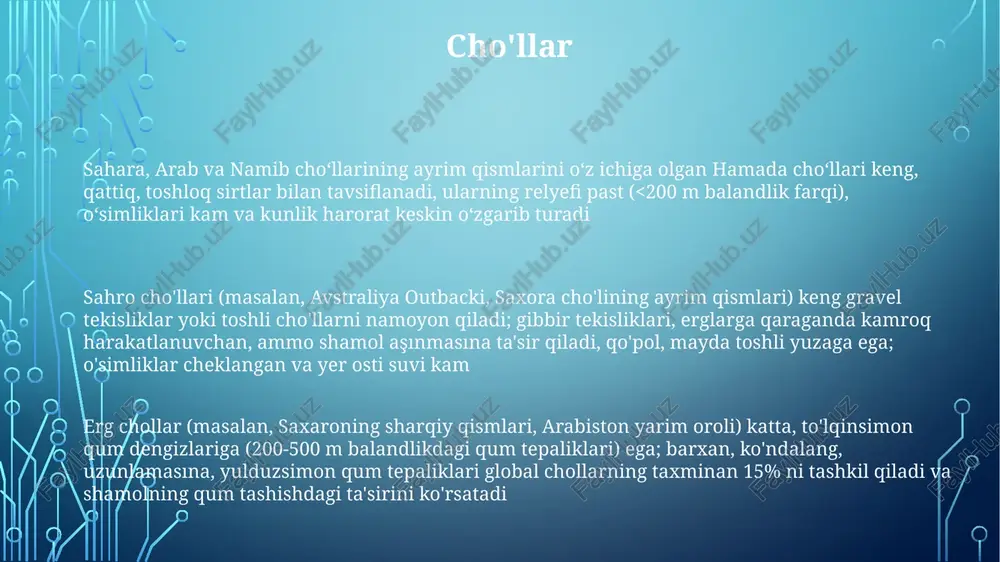 yer relefining asosiy shakli va turlari - Page 3