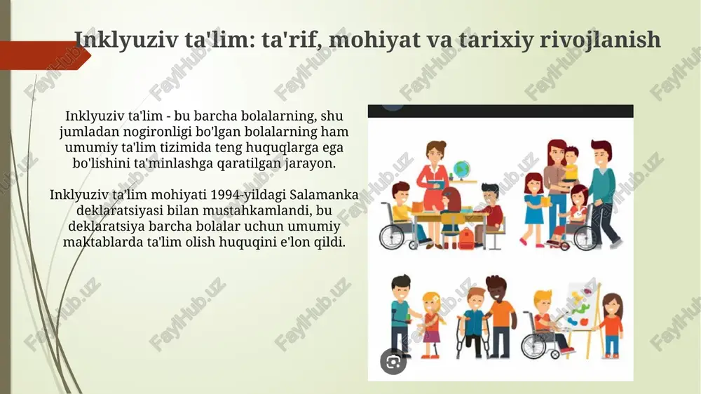 inkuliziv taʼlim modeli: tahlili va xususiyatlari - Page 3