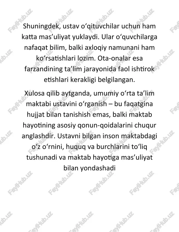 umumiy o‘rta ta’lim maktabi ustavini o‘rganish - Page 3
