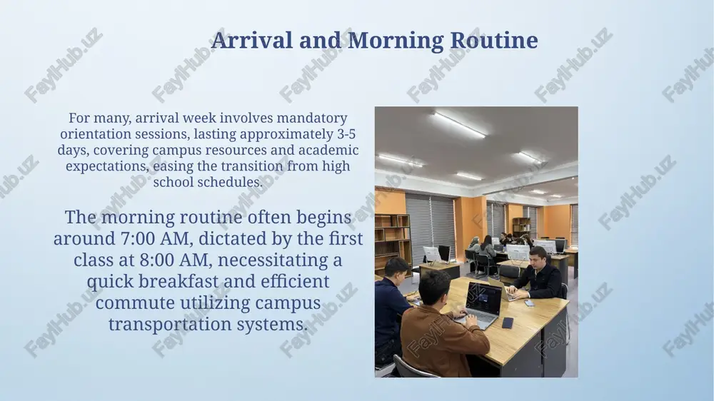 arrival to academics - Page 3