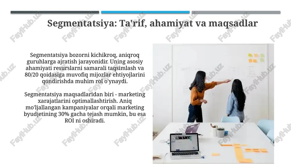 segmentatsiya: ta'rif, ahamiyat va maqsadlar - Page 3