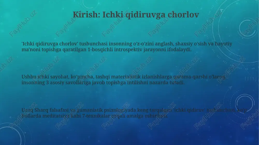ichki qidiruvga chorlov - Page 3