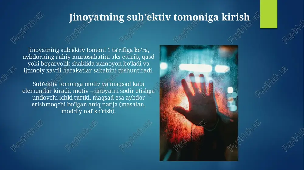 jinoyatning subyektiv tomoni - Page 3