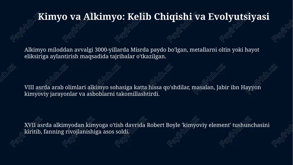 kimyo va alkimyo: kelib chiqishi va evolyutsiyasi - Page 3