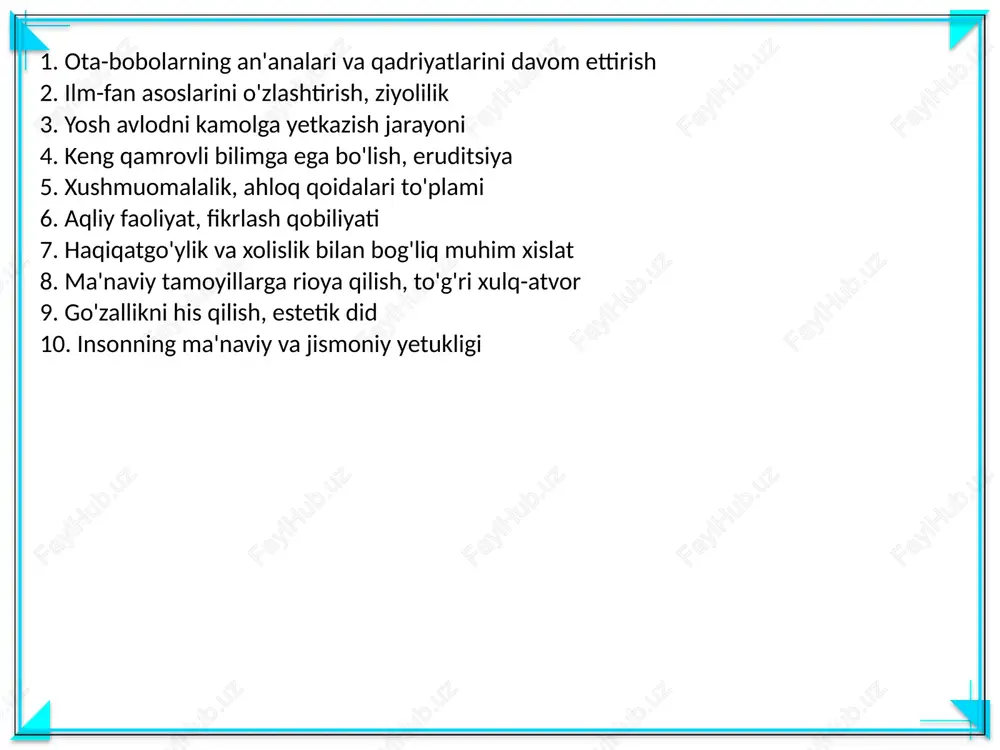 sharq va g'arb mutafakkirlarining yosh avlodni tarbiyalashga oid qarashlari - Page 3