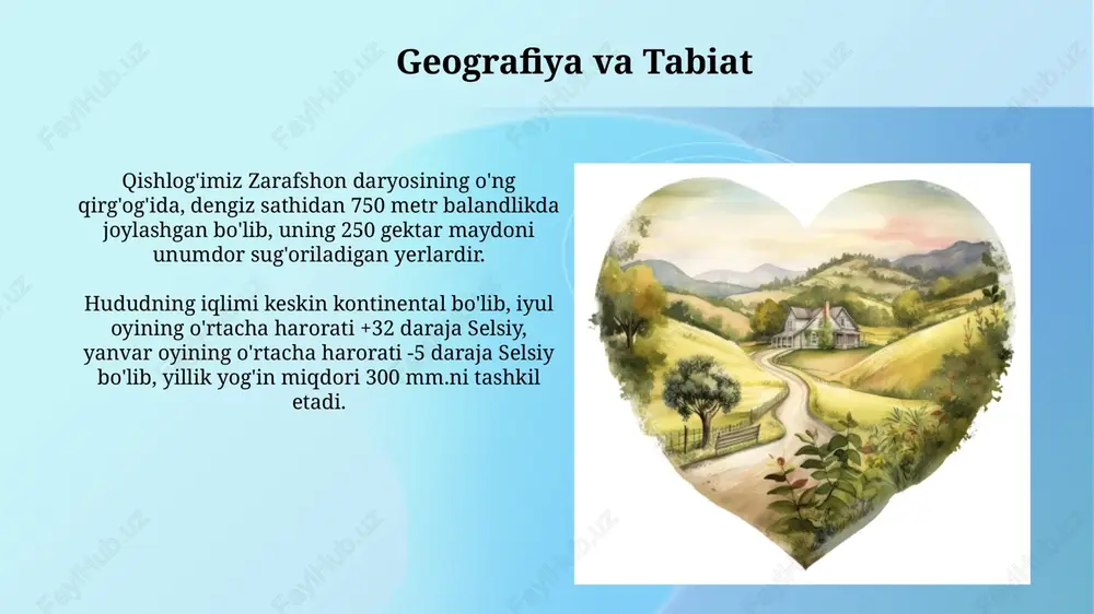 qishlog'imiz zarafshon daryosining geografiyasi - Page 3