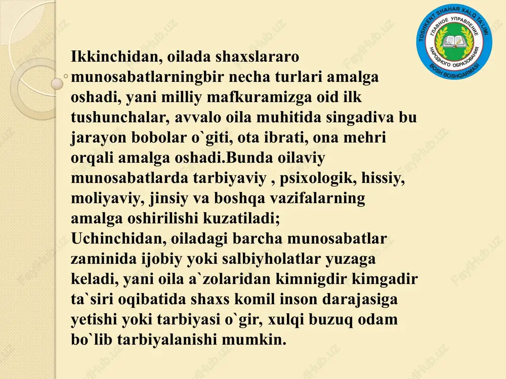 xtatishga majbur etadi. uning iqtisodiy kelajagini qisqartiradi, boshqalarga tobe qilib qo’yadi. homiladorlik vaqtida esa uning o’zi uchun va bolasi uchun katta havf tug’diradi. ko’pincha turmushga chiqmagan qiz homiladorligi tufayli nikohdan o’tishga majbur bo’ladi. uning sherigi bunga tayyor bo’lmaganligi sababli, keyinchalik ajralib ketishi mumkin. bu esa yakka onalik qilishga olib kelib, kelajakda uning qiyin iqtisodiy va ijtimoiy ahvolini vujudga keltiradi. istalmagan homiladorlik va abort o’smirlarda istalmagan homiladorlikning havfini oshiruvchi bir nechta omillari mavjud. ko’p hollarda istalmagan homiladorlik o’smirlar o’rtasidagi jinsiy munosabatlar natijasida kelib chiqadi. chunki, jamoatchilik orasida jinsiylik mavhum mavzu hisoblanadi. yosh o’smirlar jinsiylik to’grisida aniq bo’lmagan va noto’g’ri fikrlarga ega. kasallanish va o’lim havfi ona va bola uchun o’smir ona qanchalik yosh bo’lsa, shuncha yuqoridir. istalmagan homiladorlik bundan tashqari abortga olib keladi. ayniqsa, tajribasiz va uyatchang o’smirlarda bu hol ko’p uchraydi. agarda abort noqonuniy bajarilgan bo’lsa, sog’liqni yo’qotish va kelgusida farzand ko’rish qobiliyatini yo’qotish havfi yuqori bo’ladi. jinsiy yo’l orqali …