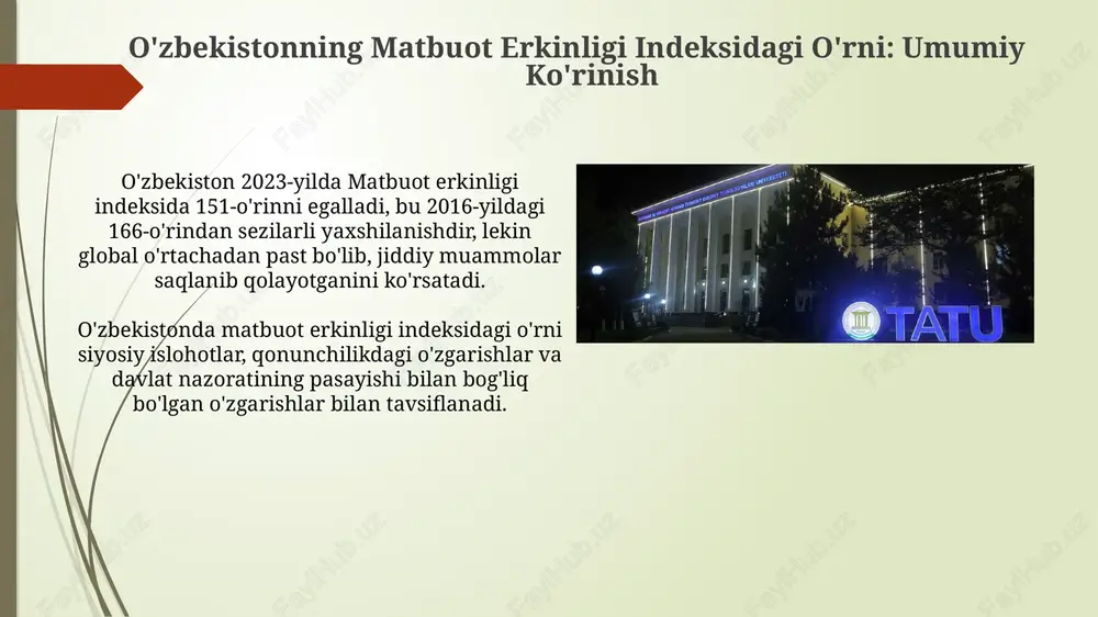 oʻzbekistonning matbuoterkinligi indeksidagi o‘rni - Page 3