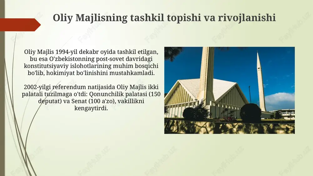 oliy majlis: tarix, tuzilma va tarkib - Page 3