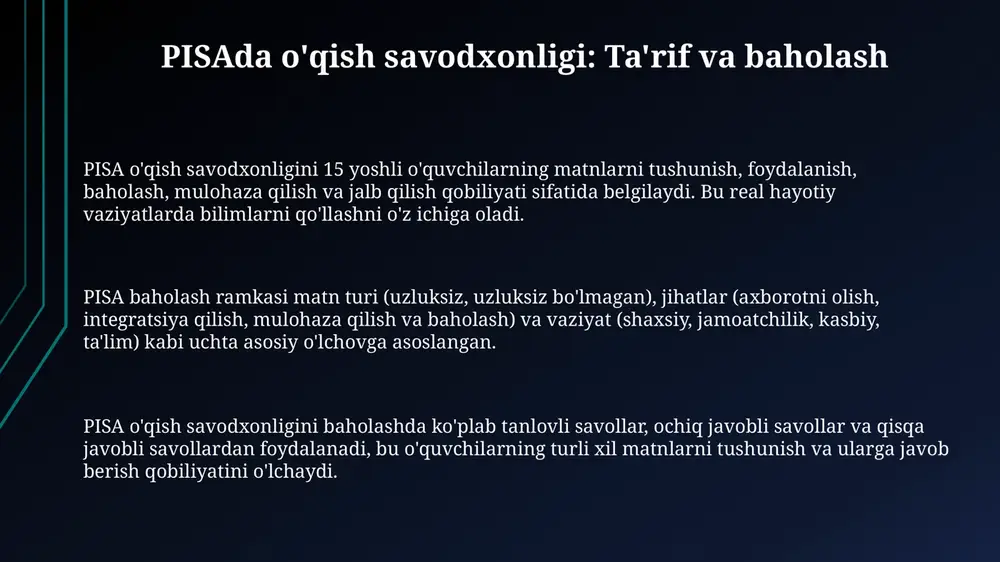 pisa o'qish savodxonligi - Page 3
