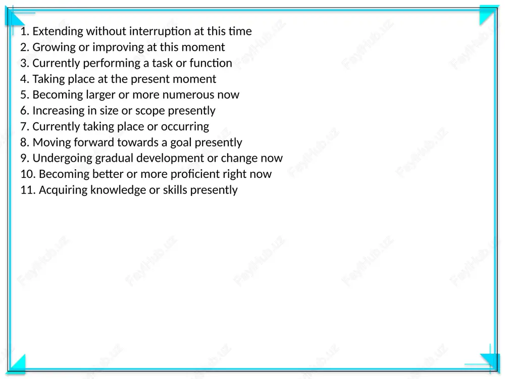 present continuous - Page 3