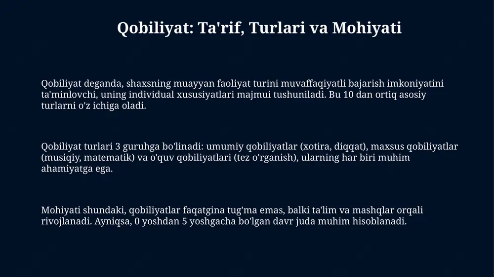 qobiliyat va uning rivojlanishi - Page 3