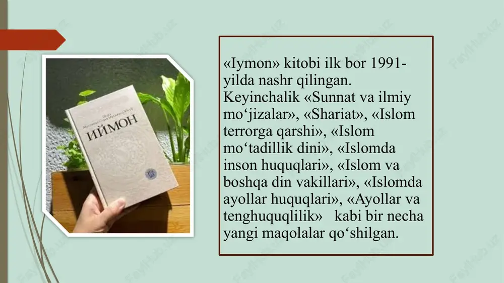 lar o'zlari bilmagan, hidoyat topmagan va yorqin kitob-hujjatga ega bo'lmagan hollarida alloh xususida mujodala qilurlar. luqmon surasi 20-oyat. xa,alloh taolloning insonga ato etgan ne’matlari juda ko’p, ularning zohiriysi(oshkorasi) ham bor, botiniysi(pinhonasi) ham bor. ba’zilarini insonning o’zi bilib, his qiladi. ba’zilarini esa bilmaydi, xis ham qilmaydi. inson alloh bergan ne’matlar bilan tirik, o’sha ne’matlar bilan kun ko’radi. shuning uchun ham o’ziga o’sha ne’matlarni ato etgan alloh taolloga iymon keltirib, unga ibodat qilib yashamog’i lozim. bu uning burchi. shuningdek inson o’ziga berilgan ne’matlarga shukr qilgan bo’ladi.lekin, afsuski bu odamlar orasida bu ne’matlarni bilmaydigonlar ham bor. “…va sizga zohiriy va botiniy ne’matlarini mukammal qilib berganini ko’rmadingizmi?!” ba’zi odamlar o’zlarida haqiqatni isbot qiluvchi ilm bo’lmasa ham, alloh haqida tortishaveradilar. to’g’ri yo’lga boshlovchi hidoyatchilari bo’lmasa ham, alloh xususida bahslashaveradilar. turli bo’lmag’ur fikrlarni aytib, unga kufr keltiradilar., unga shirk keltiradilar. ushbu oyatdan ko’rinib turibdiki, alloh taolo osmonlarni va ulardagi barcha narsalarni, shuningdek, yerdagi barcha narsalarni inson …