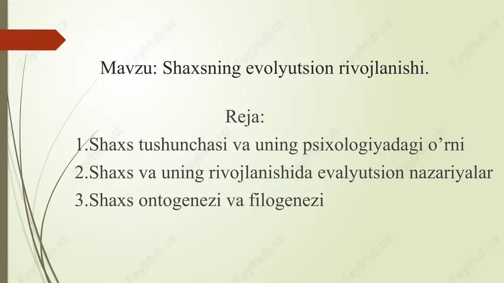 laridan bo’lmish amerikalik psixolog s.xoll psixologik taraqqiyotning bosh qonuni deb “rekapitulasiya qonuni” ni (filogenezni qisqacha takrorlanishini) hisoblaydi. biogenetik nazariyaning namoyondalari amerikalik psixologlar a.gazell va s.xoll taraqqiyotning biologik modeliga asoslanib ish ko’radilar va bu jarayonda muvozanat, integrasiya va yangilanish sikllari o’zaro o’rin almashinib turadi, degan xulosaga keladilar. chet el psixologi k.markning so’zi bilan aytganda, inson shaxsining mohiyati barcha ijtimoiy munosabatlar yig’indisidan iboratligiga e’tiroz bildirib bo’lmaydi. shaxs ijtimoiy mavjudod bo’lish bilan birga, o’zida tabiiy, biologik tuzilish belgilarini saqlab qoladi. sotsiogenetik nazariya – shaxs taraqqiyotini uning atrofidagi ijtimoiy muhitning bevosita ta’siri natijasi deb hisoblaydi. sotsiogenetiklarning fikricha, odam “ijtimoiy muhitning nusxasidir’’. sotsiogenetiklar ham biogenetiklar singari rivojlanayotgan odamning shaxsiy aktivligini inkor qiladilar. odamni faqat atrofdagi muhitga moslashadigan, passiv rol o’ynaydigan mavjudod deb ataydilar. shaxsiy taraqqqiyotning qonuniyatlarini tushunishda biogenetik nazariyaga ham, sotsiogenetik nazariyaga ham ishonib bo’lmaydi. psixologiyada shaxsning shakillanishiga oid nazariyalardan biri – psixogenetik yondashuv bo’lib, u biogenetik va sotsiogenetik omillarni kamsitmagan holda, shaxsning psixik jarayonlari …