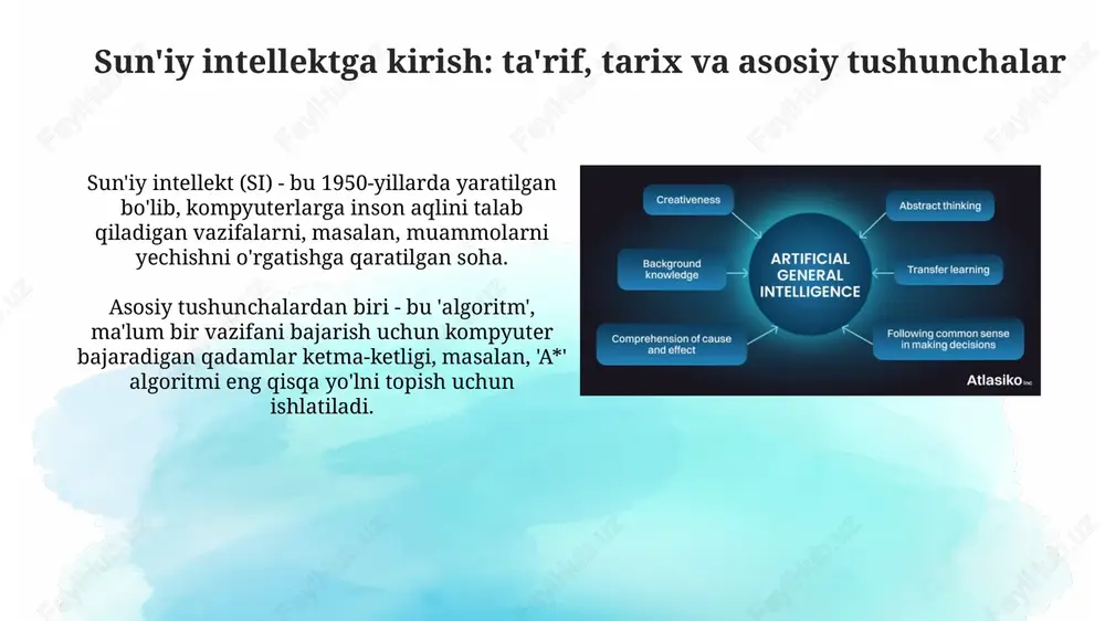 sun'iy intellektga kirish: ta'rif, tarix va asosiy tushunchalar - Page 3