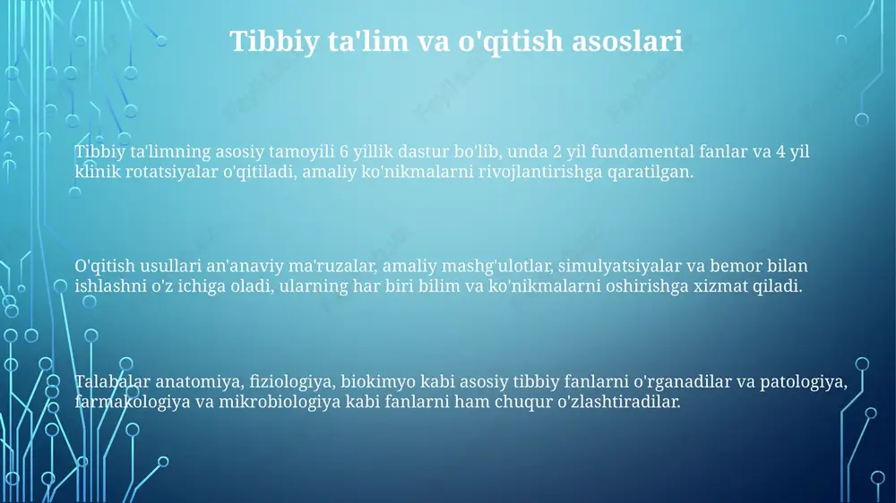 qlik darajasini aniqlaydi. professionalizmga rioya qilishda nomuvofiqliklar soni birinchi yildan oxirgi yilga kamayishi kerak, bu talabalarning o'sishini ko'rsatadi. e'tiboringiz uchun rahmat image1.png image2.png