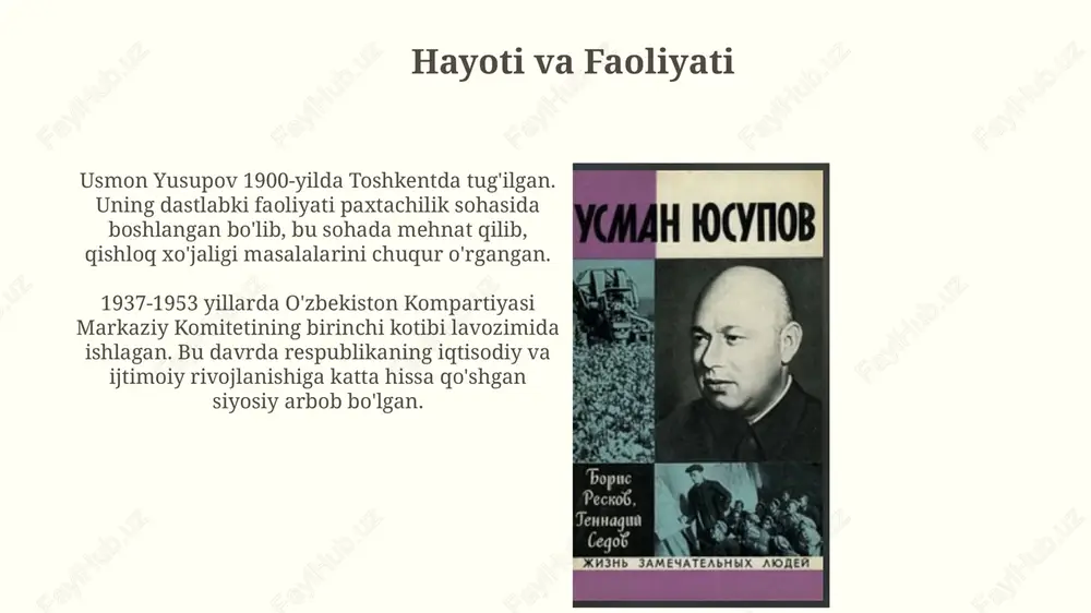 usmon yusupovning hayoti va faoliyati - Page 3