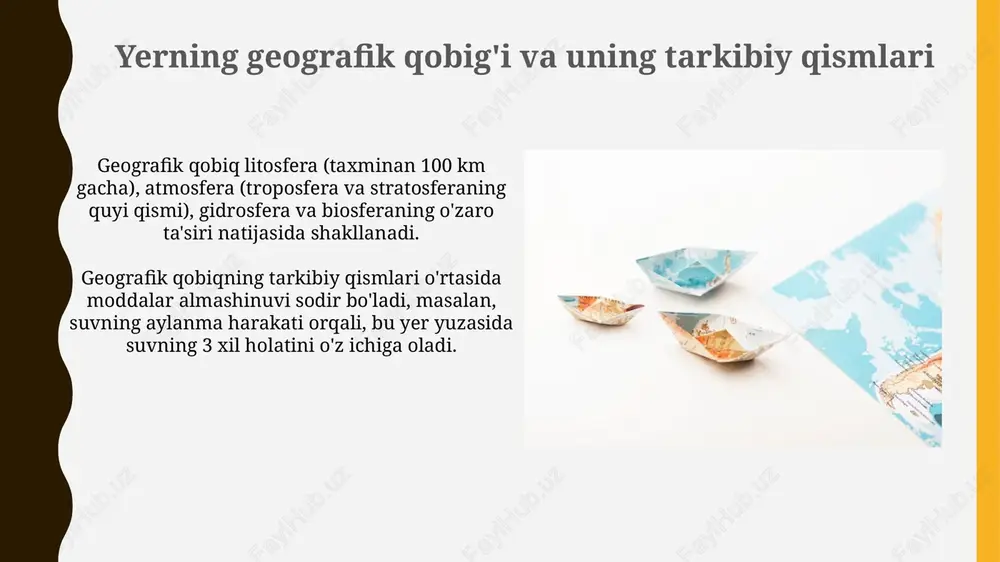 yerning geografik qobiği va gidrosfera - Page 3