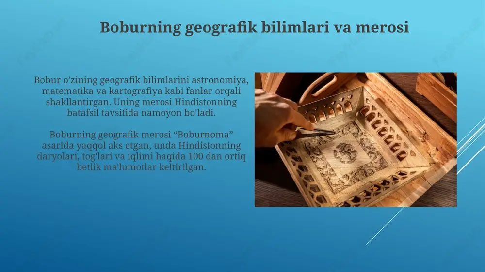 boburning geografik merosi va "hindiston" asari - Page 3
