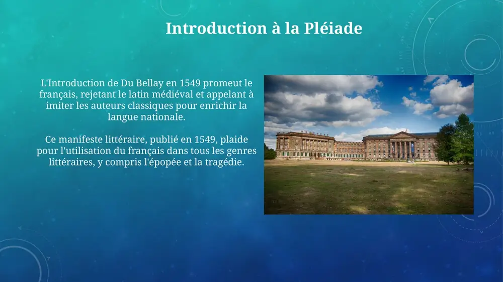 la pléiade: contexte et principes - Page 3
